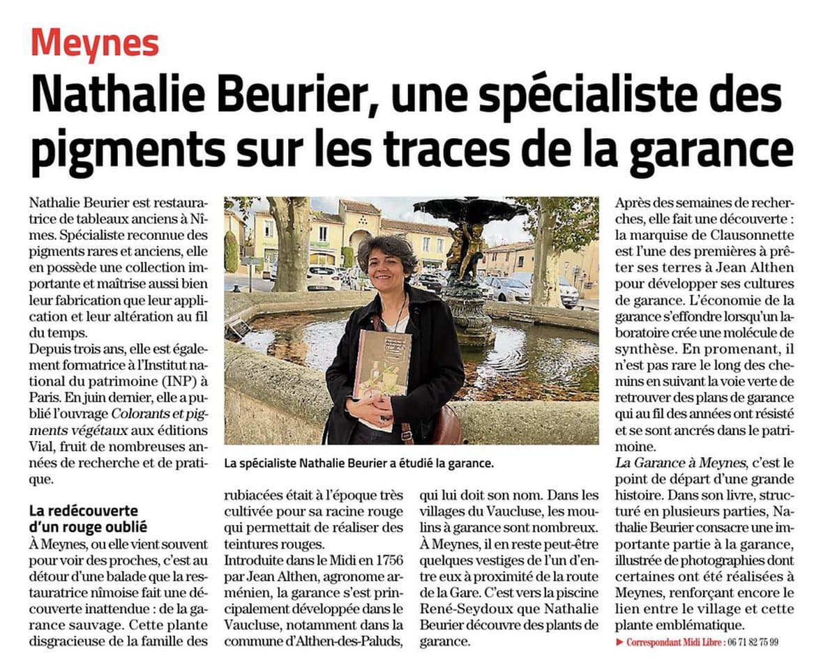 Sur les traces de la garance